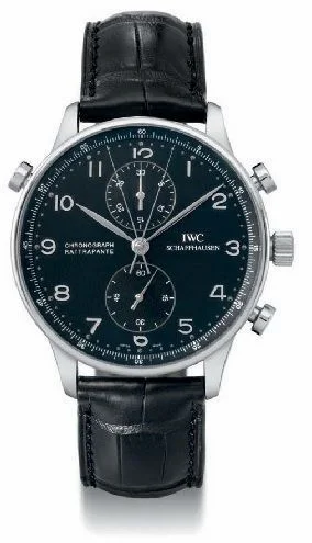 IWC Portuguese Chrono-Rattrapante White Gold / Black IW3712-08 (3712-08, IW371208)